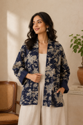 Loom Luxe Indigo Shrug