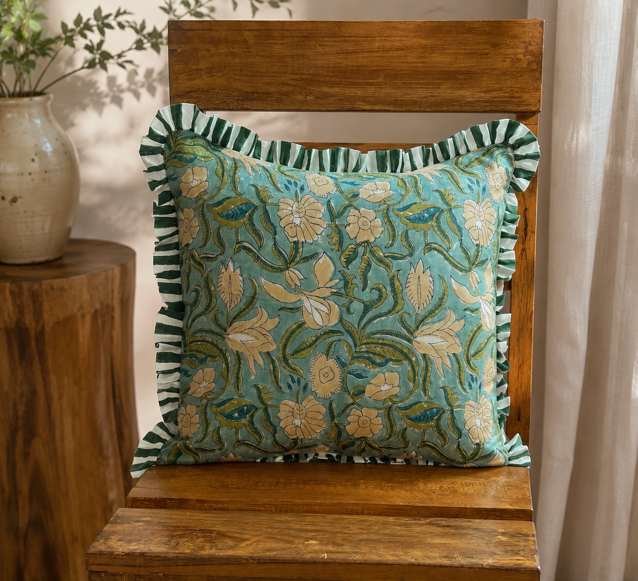 Floral Embrace Cushion Covers Set Of 2