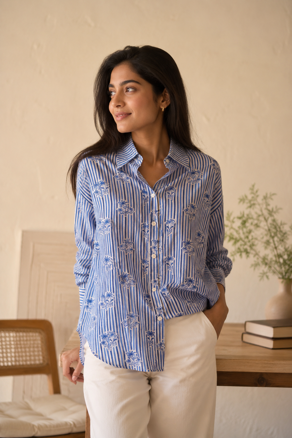 Indigo Stripes Shirt