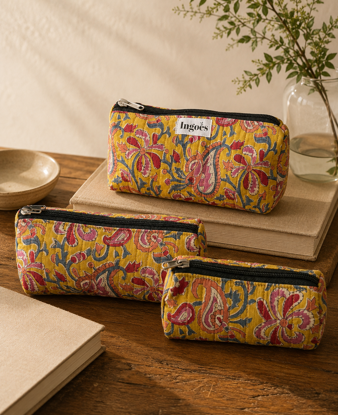 Urban Paisley Set Of 3 Pouches