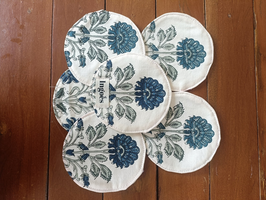 Blue boota coasters (Set Of 6)